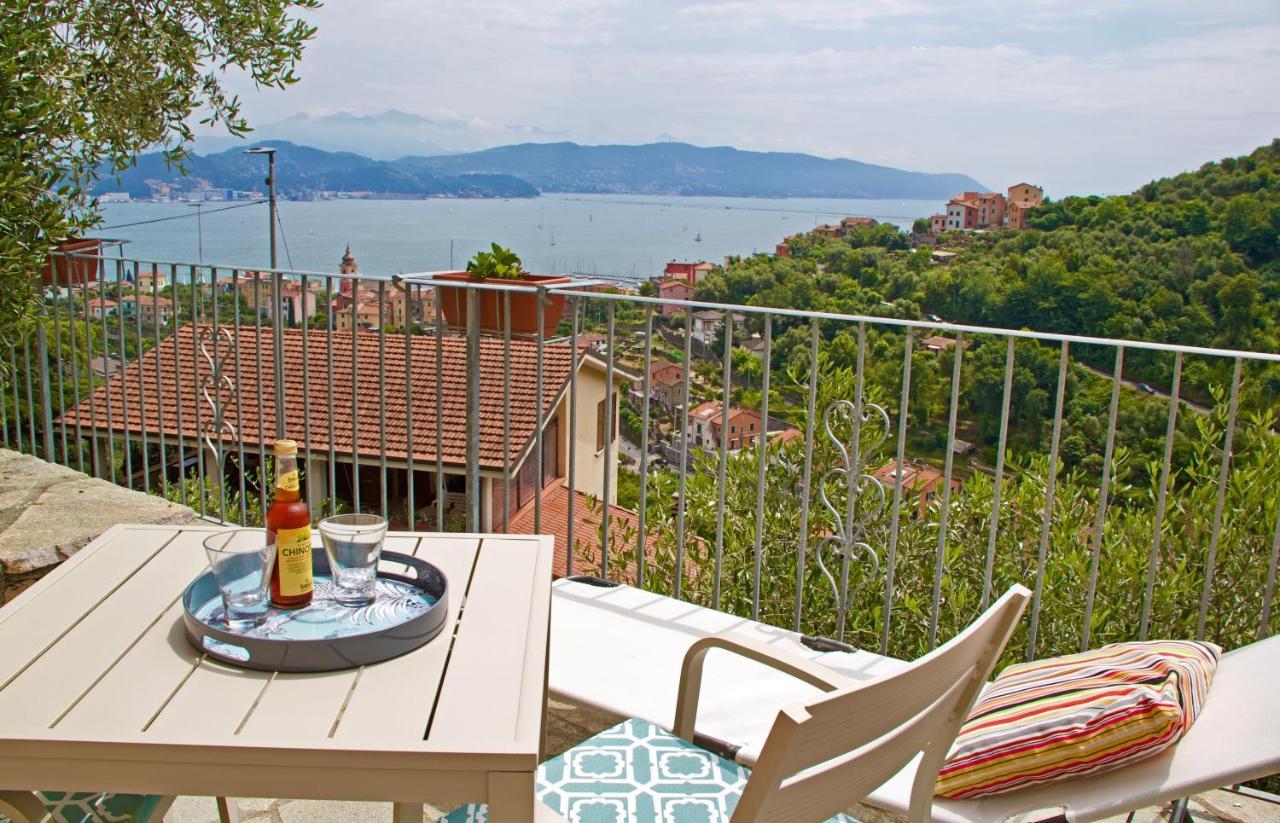 La Terrazza Con L'Ulivo - Guesthouse Con Terrazza E Vista Sul Golfo Dei Poeti Λα Σπέτσια Εξωτερικό φωτογραφία